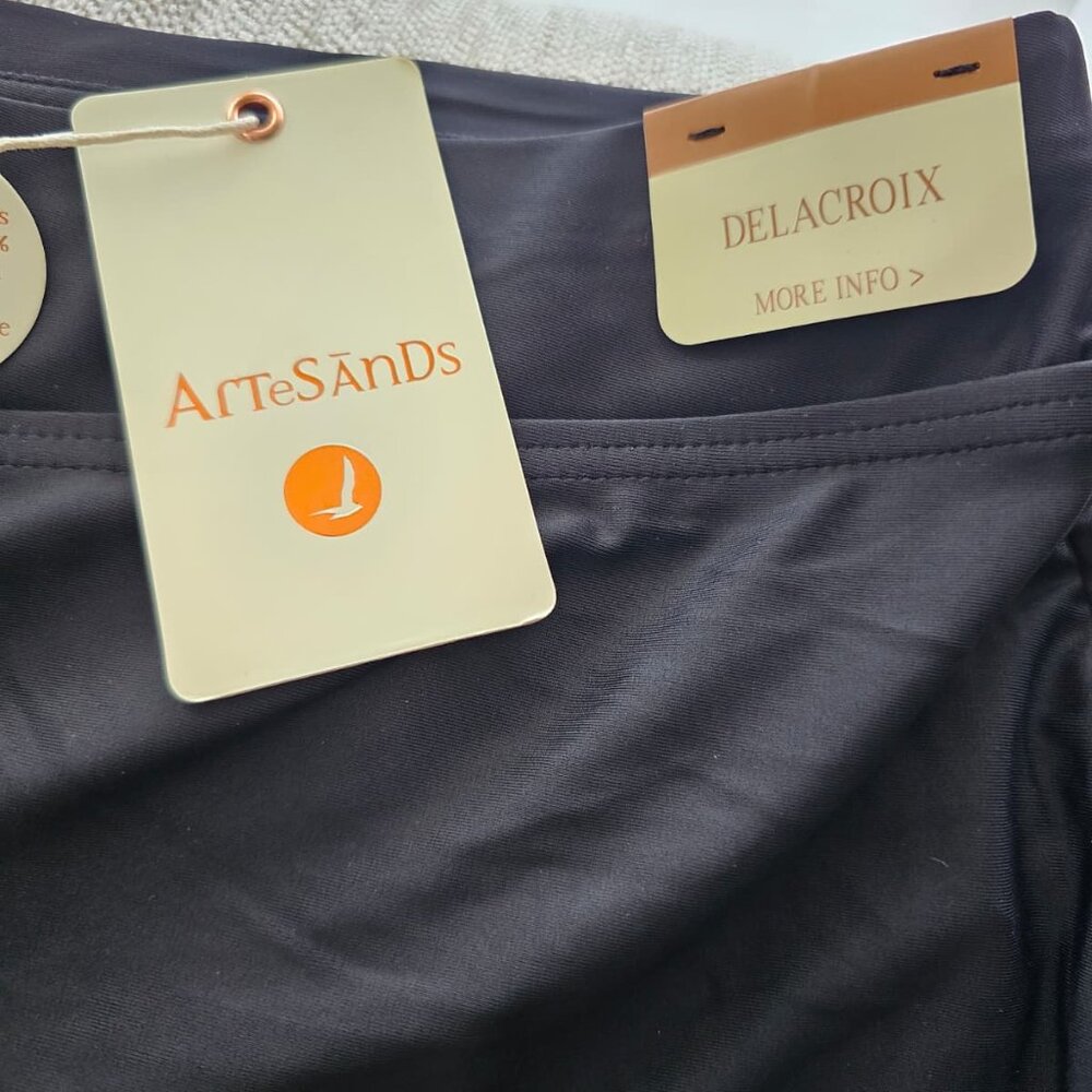 Delacroix Women’s Artesands Hue Luxury Swim Short, Size 16